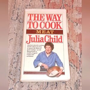 Julia Child The Way To Cook Meat Vintage 1995 VHS Tape